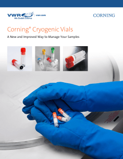 Corning&reg; Cryogenic Vials