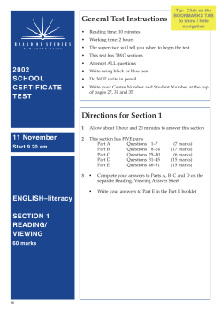 Test Papers - Assessment Resource Centre