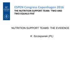 Nutrition support teams