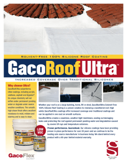 Solvent-Free 100% Silicone Roof Coating Increased
