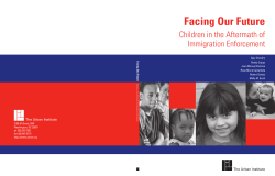 Facing Our Future: Children in the Aftermath of Immigration