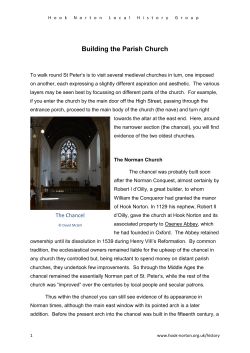 Building the Parish Church - Hook Norton Village Website