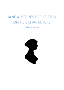 Jane austen`s reflection on her characters