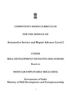 Automotive Service and Repair Advance Level 2