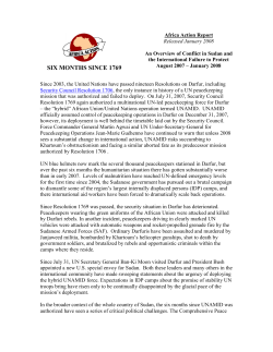 africanaction report Darfur - International Coalition for the