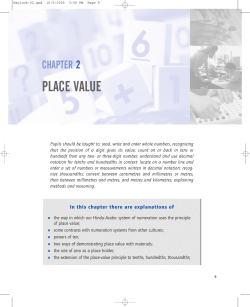 place value