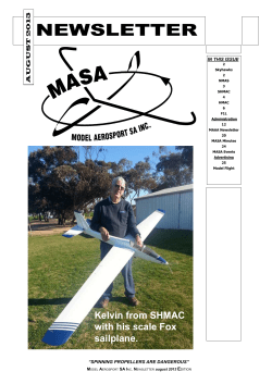 newsletter - Skyhawks Aeromodellers