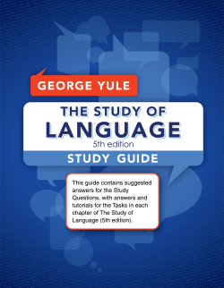 Study guide - Cambridge University Press