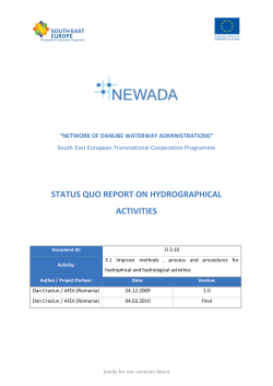 Act.3.1 SQR on hydrography RO-AFDJ