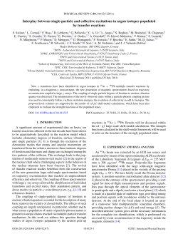 Interplay between single-particle and collective excitations in argon