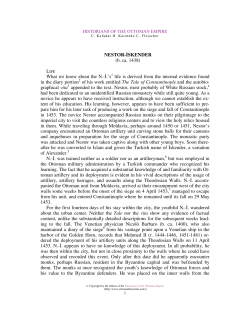 Nestor Iskender - Historians of the Ottoman Empire
