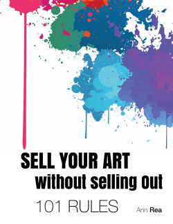 SELL YOUR ART - Artists Who THRIVE