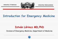 Emergency medicine