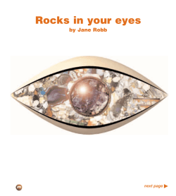 Rocks in your eyes