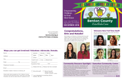 to the Winter 2016 newsletter