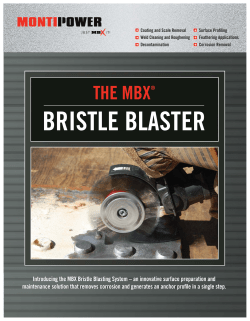 Bristle Blaster Brochure
