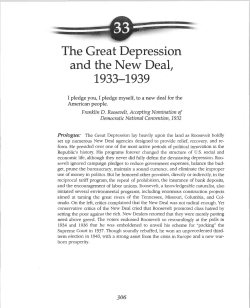 The Great Depression and the New Deal