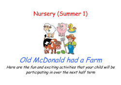 Nursery (Autumn 1) - Bewley Primary School