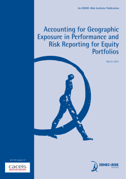 Accounting for Geographic Exposure in Performance and Risk