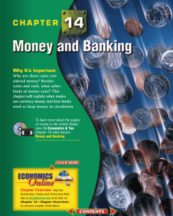 Money and Banking - Hobbs Municipal Schools