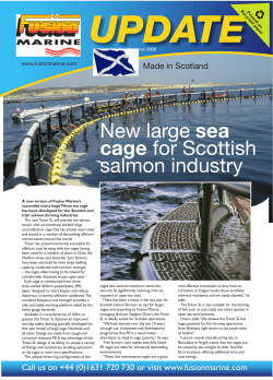 New large sea cage for Scottish salmon industry