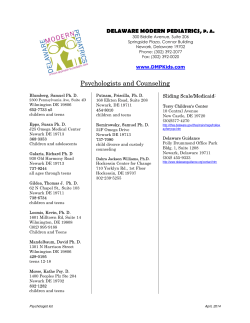 Psychologists