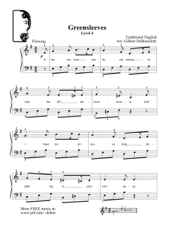 Greensleeves - G Major Music Theory