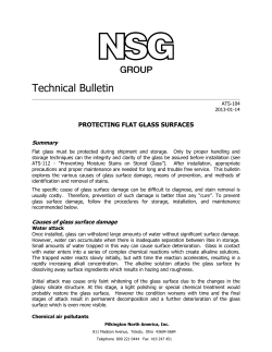 Protecting Flat Glass Surfaces