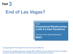 Presentation Slides - Center on Standards and Assessment