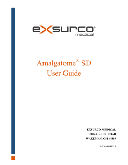 Amalgatome SD User Guide