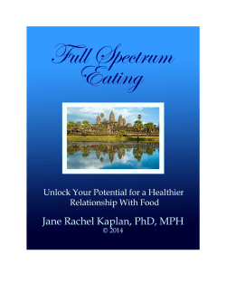 Full Spectrum Eating