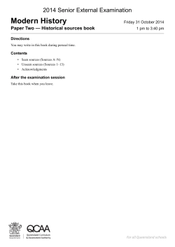 Historical sources book