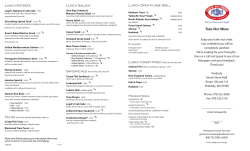 Take-Out Menu, Peabody