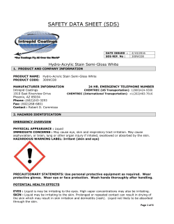 safety data sheet (sds)