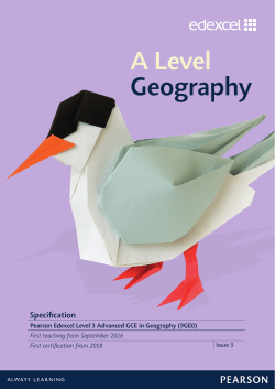 A level specification | PDF 1.8 MB - Edexcel
