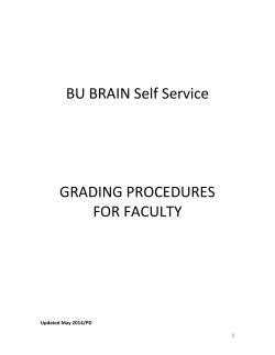 bu brain/self service - Binghamton University
