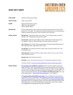 sfge fact sheet - Southern