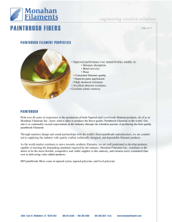 Paintbrush - Monahan Filaments