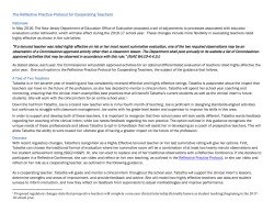 The Reflective Practice Protocol for Cooperating Teachers
