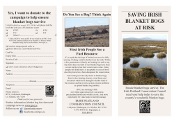 SAVING IRISH BLANKET BOGS AT RISK