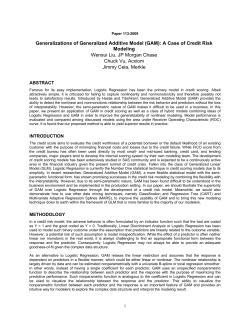 Generalizations of Generalized Additive Model