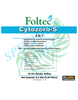 Cytozorb-S&trade; - The Andersons Pro Turf International