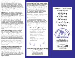 Helping Children When a Loved One is Dying