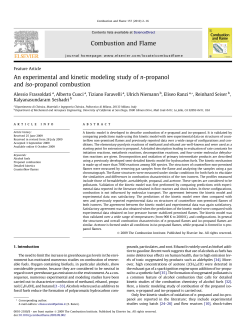 An experimental and kinetic modeling study of n