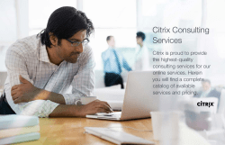 Citrix Consulting Services