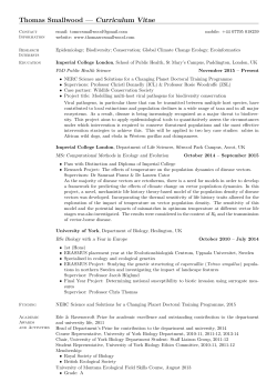 CV - Imperial College London