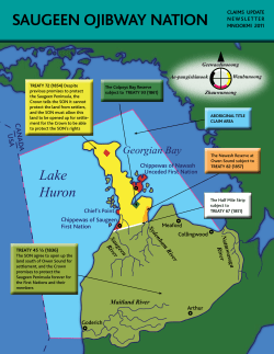 Mnookmi 2011 (Full PDF) - Saugeen Ojibway Nation Environment