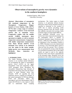 Observations of mesospheric gravity wave dynamics in the southern