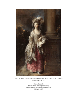 THE LADY OF THE SOUTH SEA: WOMEN`S - History