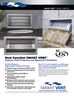 Dual Function SMART VENT